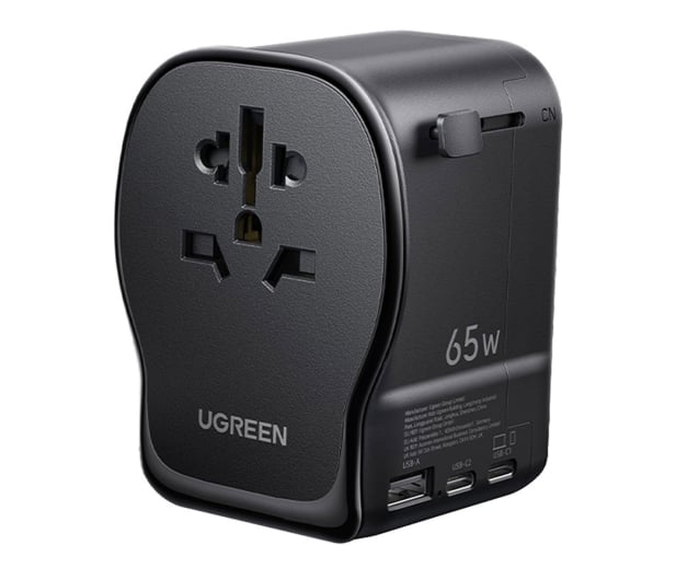 UGREEN Uniwersalny adapter podróżny S550 65W 2x USB-C 1x USB-A - 1488934 - zdjęcie